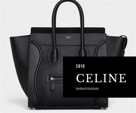 celine luggage on sale|Celine bag price list.